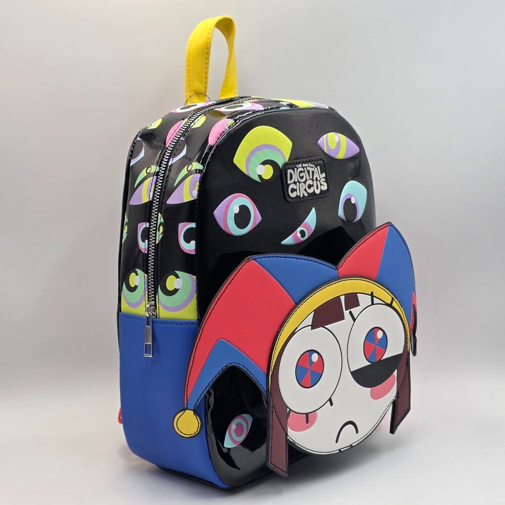 The Amazing Digital Circus Pomni Eyes Mini Backpack New - Picture 2 of 7